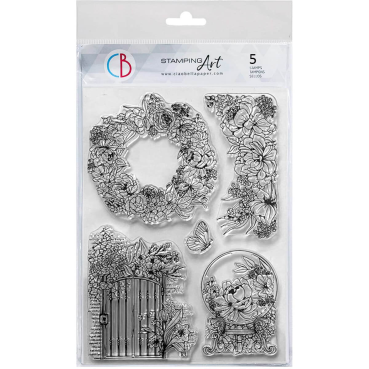 Ciao Bella Clear Stamp Set Transparente Stempel The Secret Garden