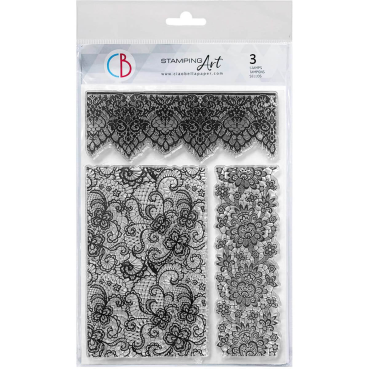 Ciao Bella Clear Stamp Set Transparente Stempel Romantic Laces