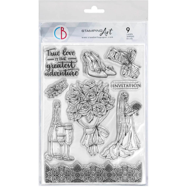 Ciao Bella Clear Stamp Set Transparente Stempel True Love