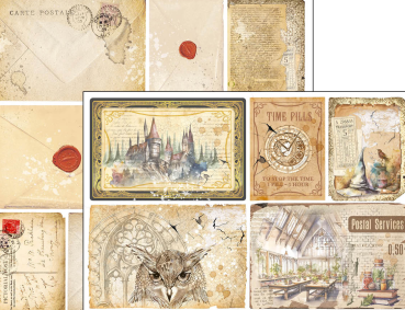 Ciao Bella 8 x 8 Inch Paper Pad Wizard Academy