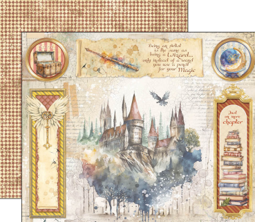 Ciao Bella 8 x 8 Inch Paper Pad Wizard Academy