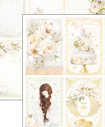 Ciao Bella 8 x 8 Inch Paper Pad Always & Forever