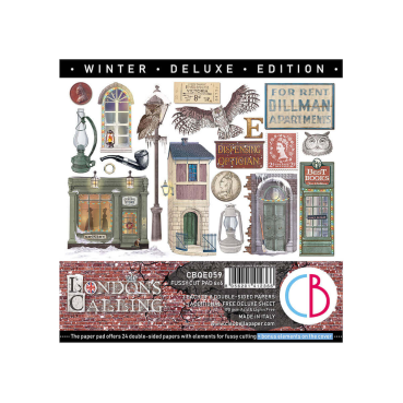 Ciao Bella 6 x 6 Inch Fussy Cut Pad London's Calling