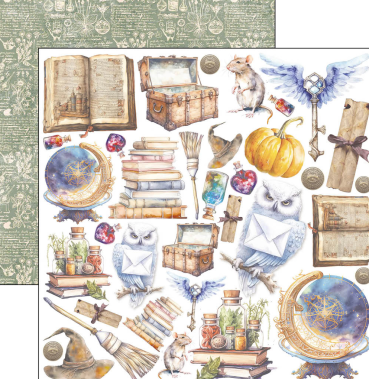 Preview: Ciao Bella 6 x 6 Inch Fussy Cut Pad Wizard Academy