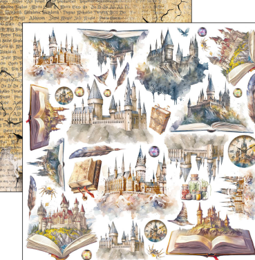 Preview: Ciao Bella 6 x 6 Inch Fussy Cut Pad Wizard Academy