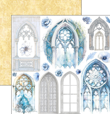 Preview: Ciao Bella 6 x 6 Inch Fussy Cut Pad Midnight Spell