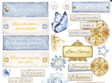 Preview: Ciao Bella 6 x 6 Inch Vellum Midnight Spell