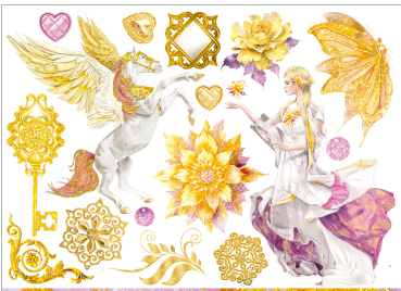 Ciao Bella 6 x 6 Inch Fussy Cut Pad Ethereal