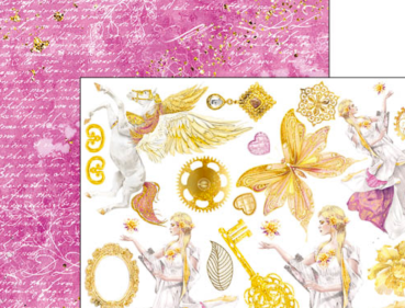 Preview: Ciao Bella 6 x 6 Inch Fussy Cut Pad Ethereal