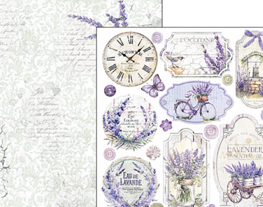 Preview: Ciao Bella Creative Pad A4 Morning in Provence