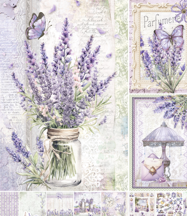 Ciao Bella 12 x 12 Inch Paper Pad Morning in Provence
