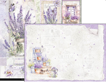 Preview: Ciao Bella 12 x 12 Inch Paper Pad Morning in Provence
