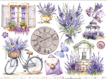 Ciao Bella 6 x 6 Inch Fussy Cut Pad Morning in Provence
