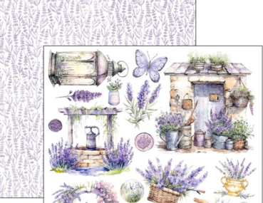 Preview: Ciao Bella 6 x 6 Inch Fussy Cut Pad Morning in Provence