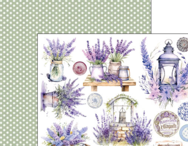 Preview: Ciao Bella 6 x 6 Inch Fussy Cut Pad Morning in Provence
