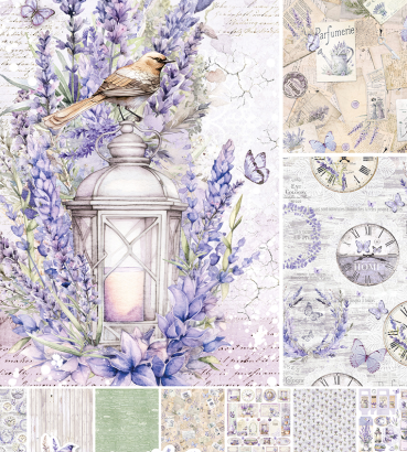 Ciao Bella 12 x 12 Inch Patterns Pad Morning in Provence