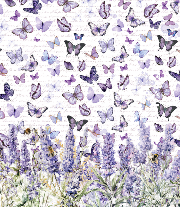 Ciao Bella Vellum Paper Patterns A4 Morning in Provence