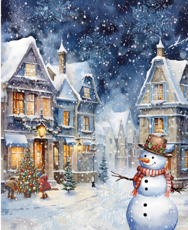 Ciao Bella Reispapier Rice Paper A5 Set aus 8 einzelnen Papieren Christmas Vibes