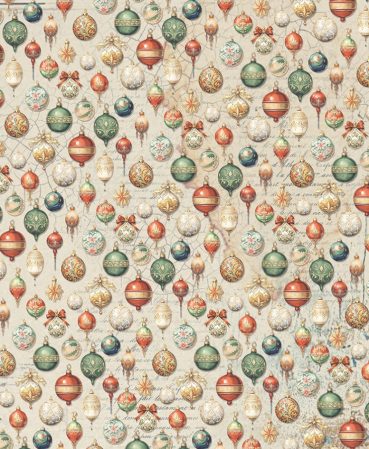 Ciao Bella Reispapier Rice Paper A5 Set aus 8 einzelnen Papieren Christmas Vibes