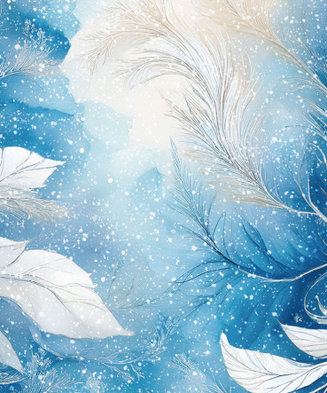 Ciao Bella Reispapier Rice Paper A5 Set aus 8 einzelnen Papieren Winter Wonderland
