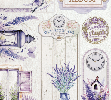 Preview: Ciao Bella Pearl Paper Pad 6 x 6 Inch Deluxe Morning in Provence