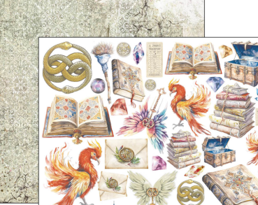 Preview: Ciao Bella Wizard Academy Fussy Cut Pad 6 x 6 Inch