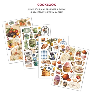 Ciao Bella Paper Ephemera Book A4 Cookbook