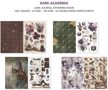 Ciao Bella Paper Ephemera Book A4 Dark Academia