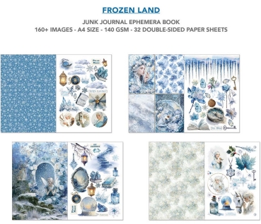 Preview: Ciao Bella Paper Ephemera Book A4 Frozen Land