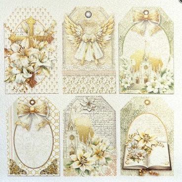 Preview: Ciao Bella Paper 6 x 6 Inch Deluxe Blessing Day Paper Pear