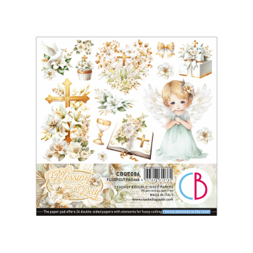 Ciao Bella Paper 6 x 6 Inch Fussy Cut Pad Blessing Day