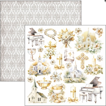 Ciao Bella Paper 12 x 12 Inch Paper Pad Blessing Day