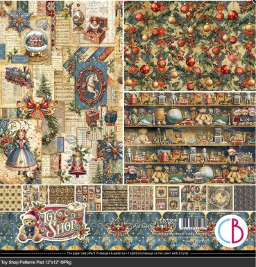 Ciao Bella Paper 12 x 12 Inch Patterns Pad Toy Shop