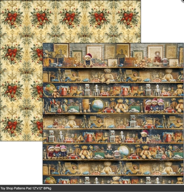 Preview: Ciao Bella Paper 12 x 12 Inch Patterns Pad Toy Shop