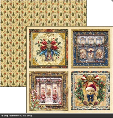 Preview: Ciao Bella Paper 12 x 12 Inch Patterns Pad Toy Shop