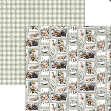 Preview: Ciao Bella Paper 12 x 12 Inch Patterns Pad Forest Tales