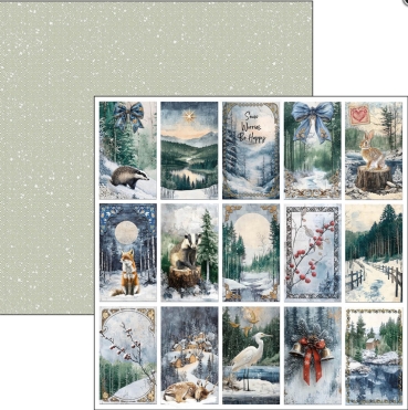 Ciao Bella Paper 12 x 12 Inch Patterns Pad Forest Tales