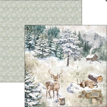 Preview: Ciao Bella Paper 12 x 12 Inch Paper Pad Forest Tales
