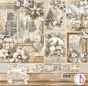 Ciao Bella Paper 12 x 12 Inch Paper Pad Winter Season