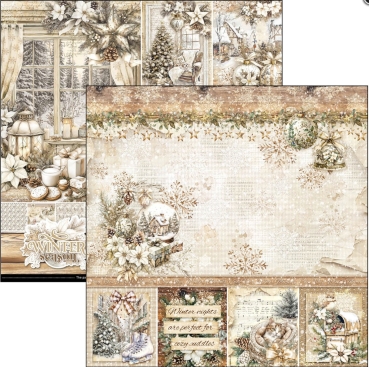 Preview: Ciao Bella Paper 12 x 12 Inch Paper Pad Winter Season