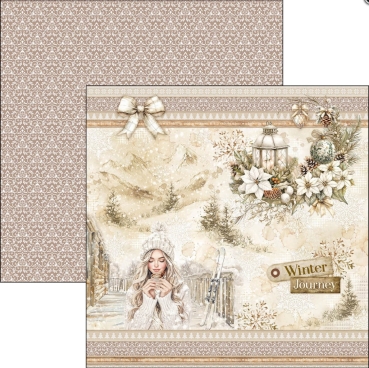 Preview: Ciao Bella Paper 12 x 12 Inch Paper Pad Winter Season