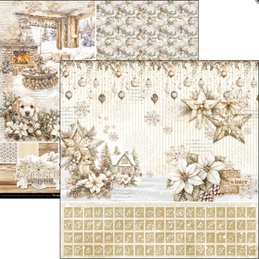 Preview: Ciao Bella Paper 12 x 12 Inch Patterns Pad Winter Season