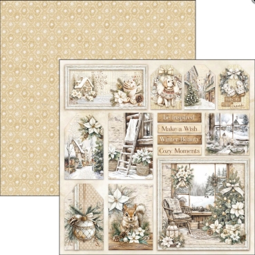 Ciao Bella Paper 12 x 12 Inch Patterns Pad Winter Season