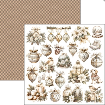 Ciao Bella Paper 12 x 12 Inch Patterns Pad Winter Season