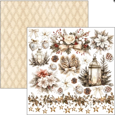 Preview: Ciao Bella Paper 6 x 6 Inch Fussy Cut Pad Winter Season