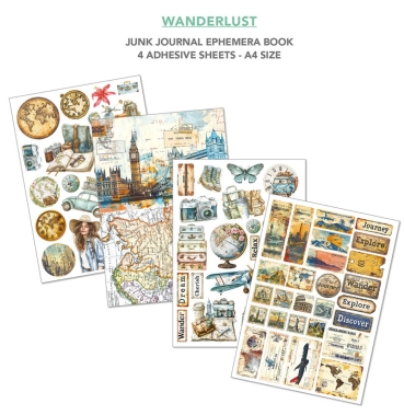 Ciao Bella Paper Junk Journal and Ephemera Book A4 Wanderlust