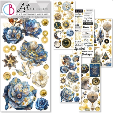 Ciao Bella Paper Art Stickers Celestial