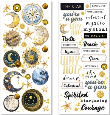 Preview: Ciao Bella Paper Art Stickers Celestial