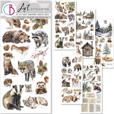 Ciao Bella Paper Art Stickers Forest Tales