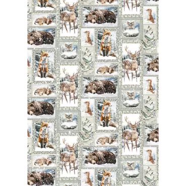 Preview: Ciao Bella Paper Rice Paper Reispapier A5 Mixed Forest Tales